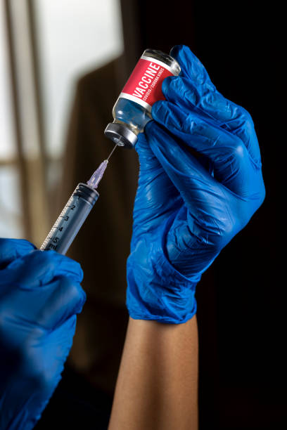 Doctor injecting Covid19 vaccine