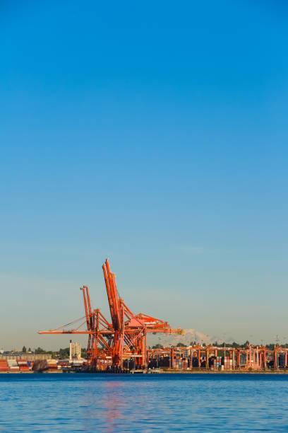 port of vancouver - vancouver harbor imagens e fotografias de stock