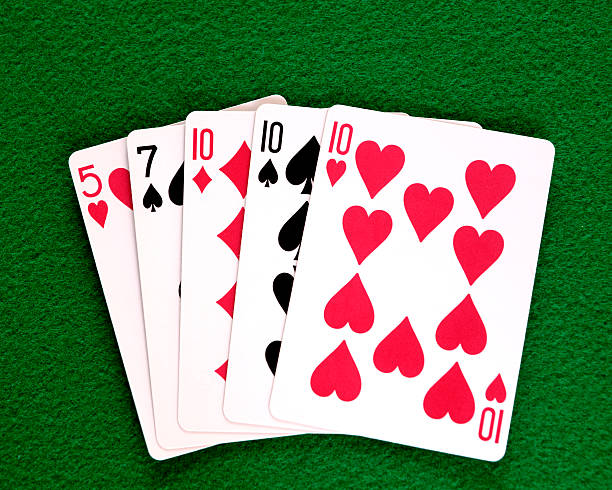 istock Poker Hand, Three of a Kind 123456568