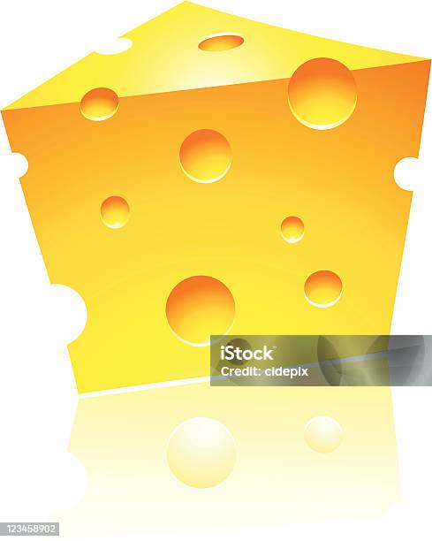 チェダーチーズ反射 - 3Dのベクターアート素材や画像を多数ご用意 - 3D, おやつ, イラストレーション