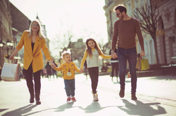 istock Separate each weekend for going in shopping with your family 1234597441