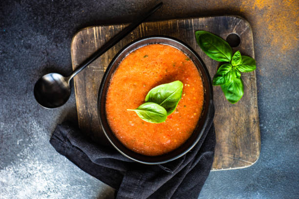 istock Traditional spanish soup gazpacho 1234636457