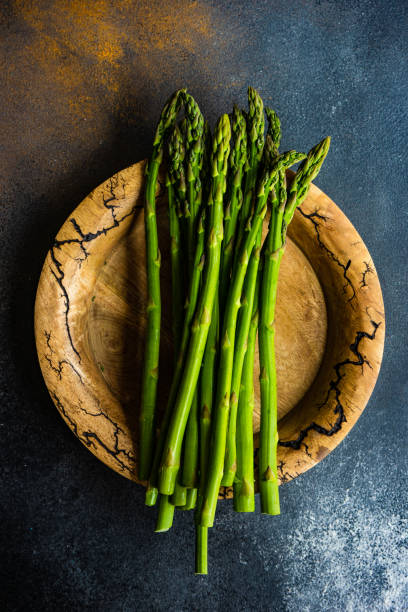 istock Organic food concept with asparagus 1234640643