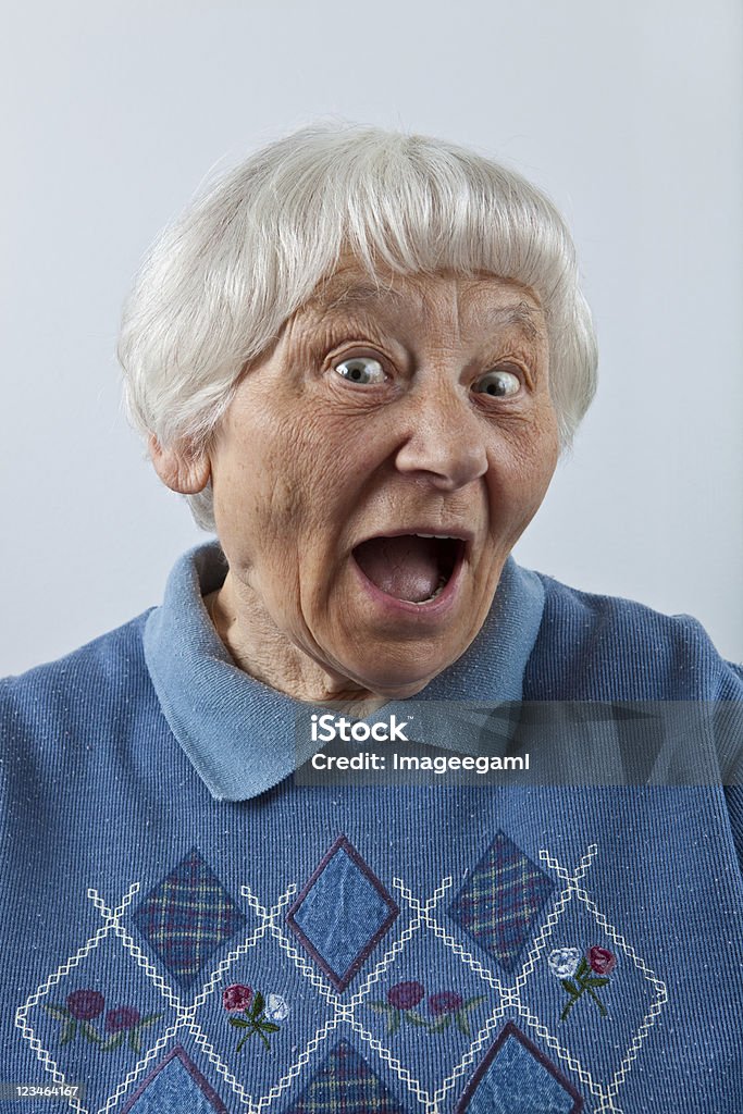 Euphorique Femme âgée - Photo de Adulte libre de droits