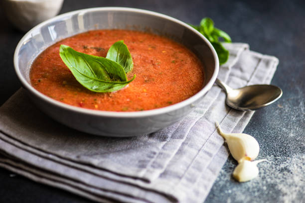 istock Traditional spanish soup gazpacho 1234642737