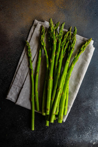 istock Organic food concept with asparagus 1234647851