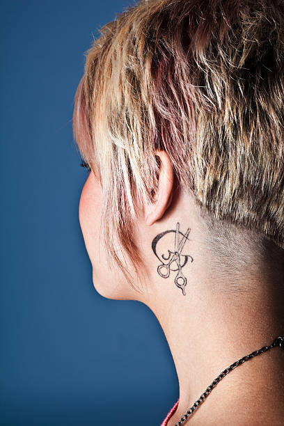 istock Woman with tattoo 123465049