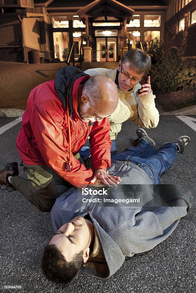 CPR call 911 CPR Stock Photo