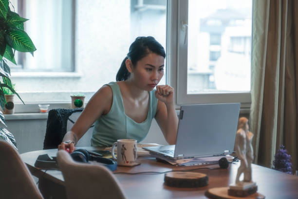istock Working at home in quarantine curfew 1234682363