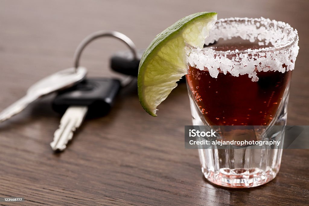 Alkohol fahren - Lizenzfrei Achtlos Stock-Foto