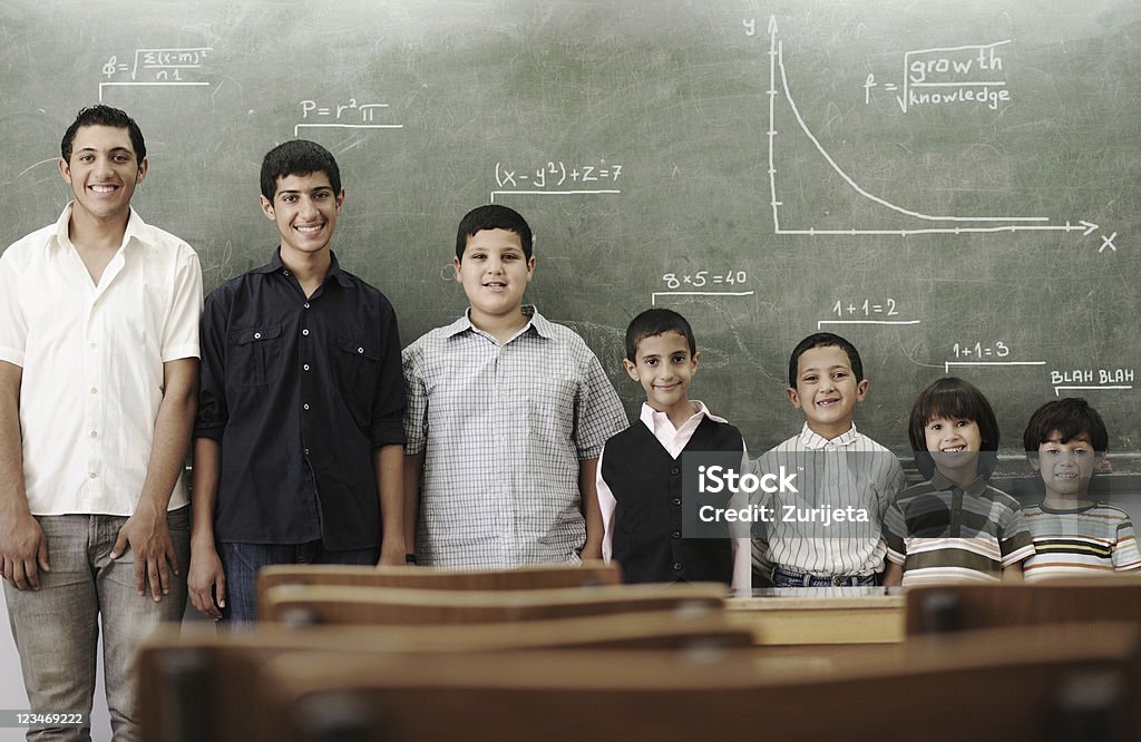 Schüler Generationen wenige Schritte von Vorschulkind university - Lizenzfrei Kind Stock-Foto