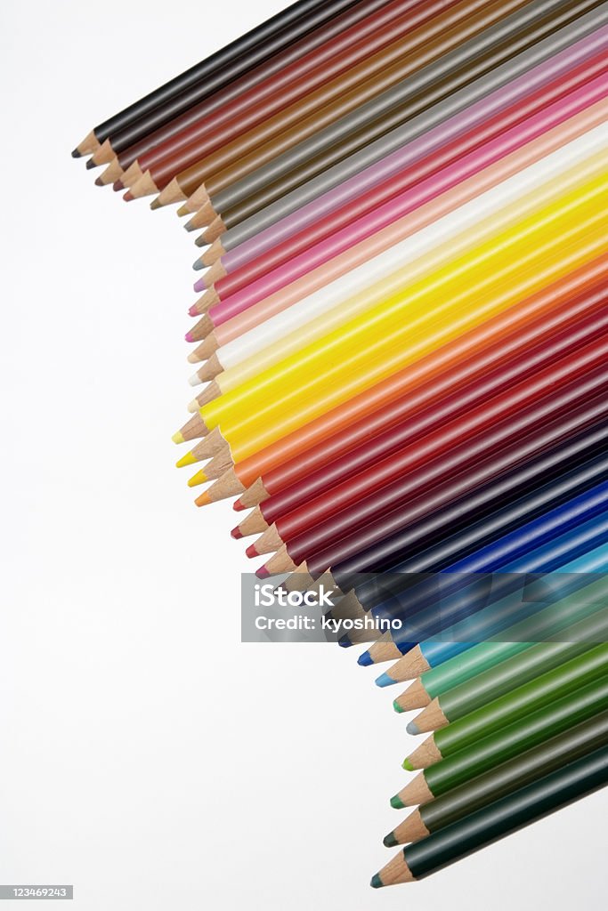 カラー鉛筆 - カットアウトのロイヤリティフリーストックフォト