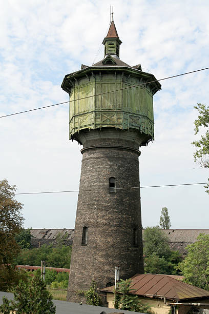 Water tower stock photo