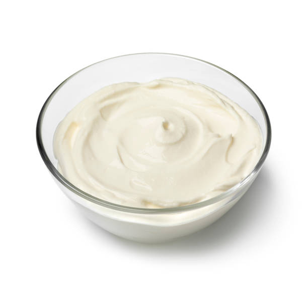 istock Fresh creme fraiche in a bowl 1234809481
