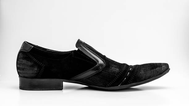 istock Male black elegant shoe 1234839338