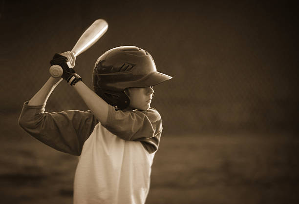 리틀 리그 반죽 - baseball child little league team 뉴스 사진 이미지