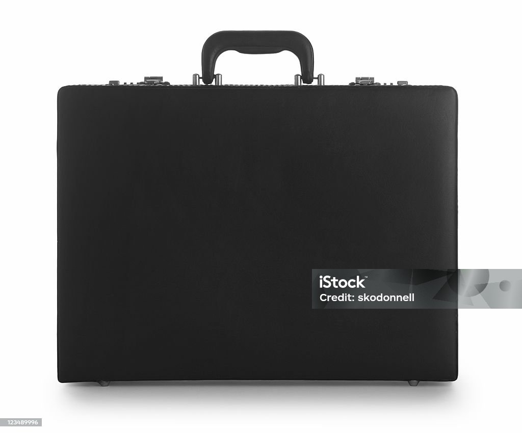 black leather briefcase  Briefcase Stock Photo