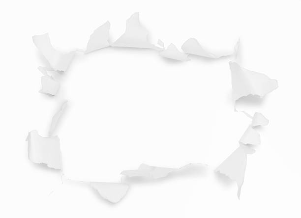 torn white paper  peeled photos stock pictures, royalty-free photos & images