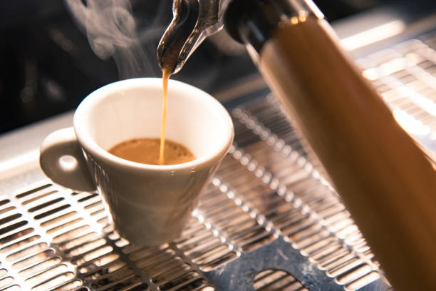 istock Coffee machine of a bar 1234943719