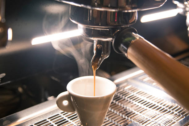 istock Coffee machine of a bar 1234943722