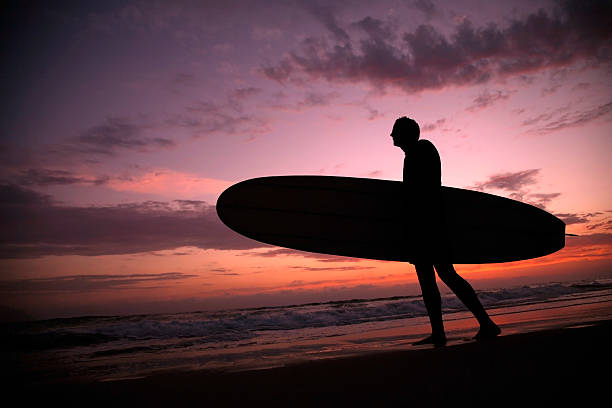 istock Silhouette of Surfer at Sunset 123495290