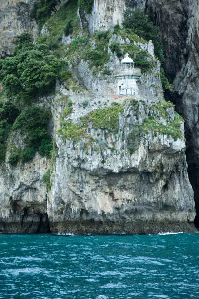 Photo of Lighthouse on the sea mountain