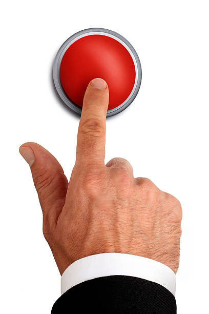3,200+ Finger Pushing Red Button Stock Photos, Pictures & Royalty