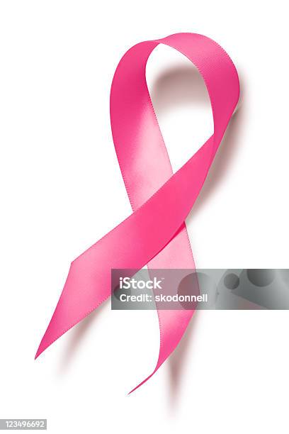 Rosa Fita De Consciencialização Contra O Cancro Da Mama - Fotografias de stock e mais imagens de Sensibilização para o cancro da mama