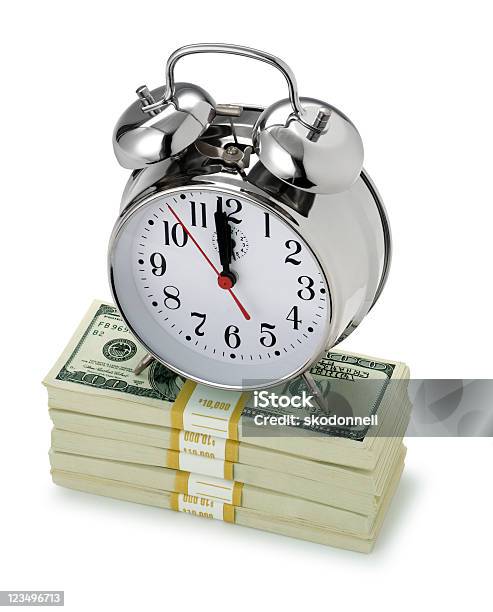 Time Is Money Stock Photo - Download Image Now - 12 O'Clock, Abundance, Alarm Clock