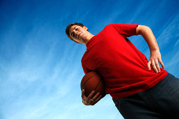 バスケットボール選手 - high schooler ストックフォトと画像