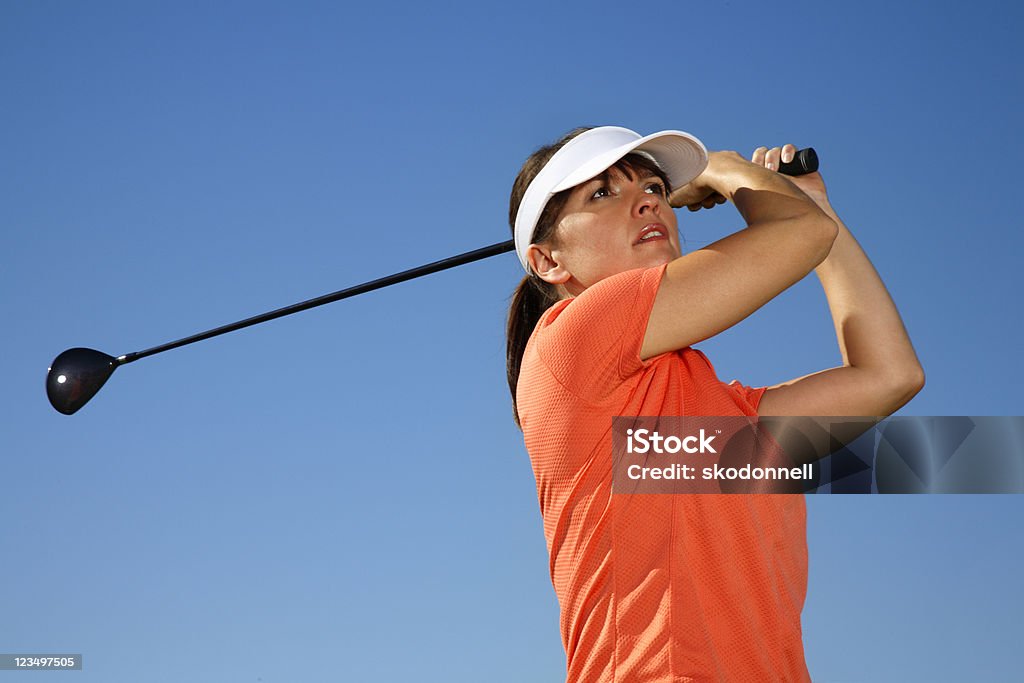 Female Golfer  Golf Stock Photo