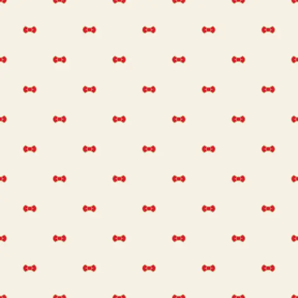 Vector illustration of bow tie seamless pattern