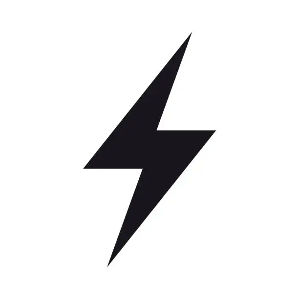 Vector illustration of Energy, electricity, power icon