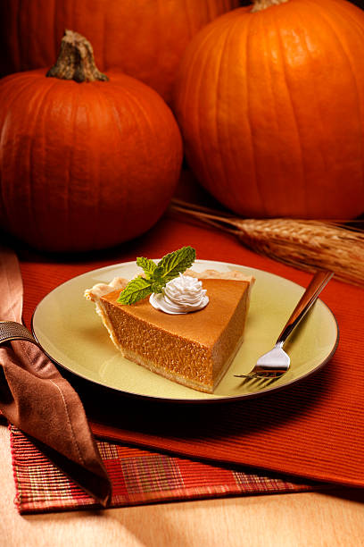 istock Slice of Pumkpin Pie 123499357
