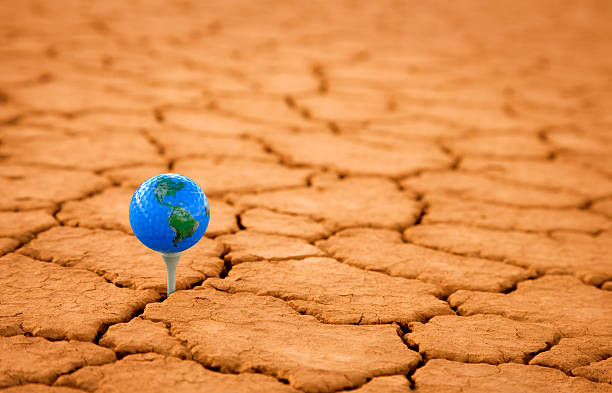 istock World Golfball in the Desert 123499408