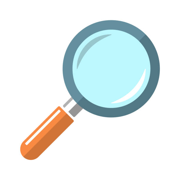 Search Magnifying Glass Icon Symbol Stock Illustration - Download Image Now  - Magnifying Glass, Loupe, Clip Art - iStock