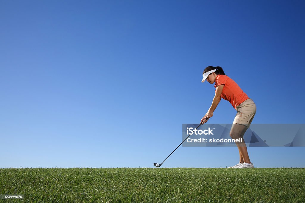 1 Golfer - Lizenzfrei Drive - Sportbegriff Stock-Foto