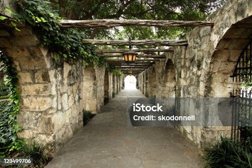 istock Old Corridor at the Alamo 123499706
