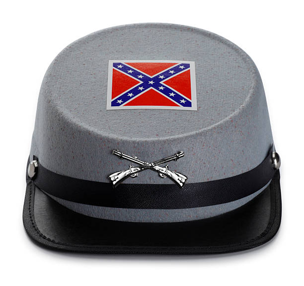 istock Rebel Civil War Hat on White 123500045