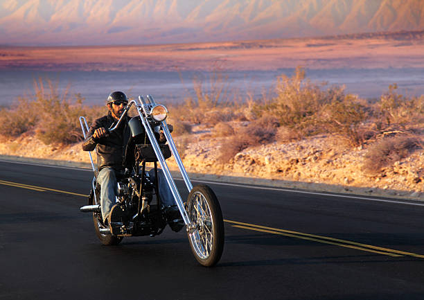 istock Motorcycle Biker on the Open Road 123500641