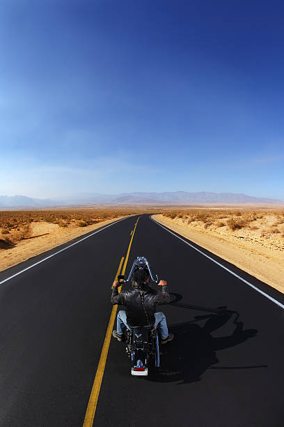 istock Motorcycle Biker on the Open Road 123500654