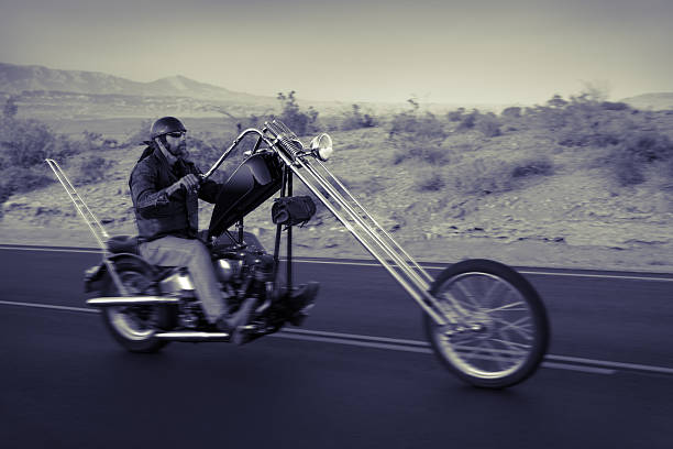 istock Motorcycle Biker on the Open Road 123500671