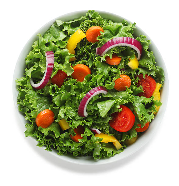 istock Overhead View of Fresh Salad in a Bowl 123501144