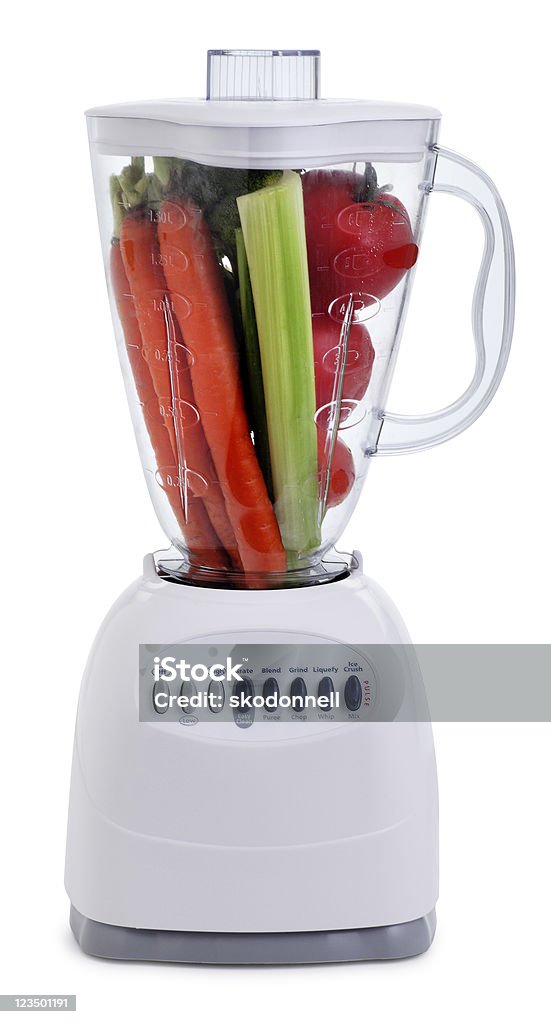 Vegetables in a Blender  Blender Stock Photo