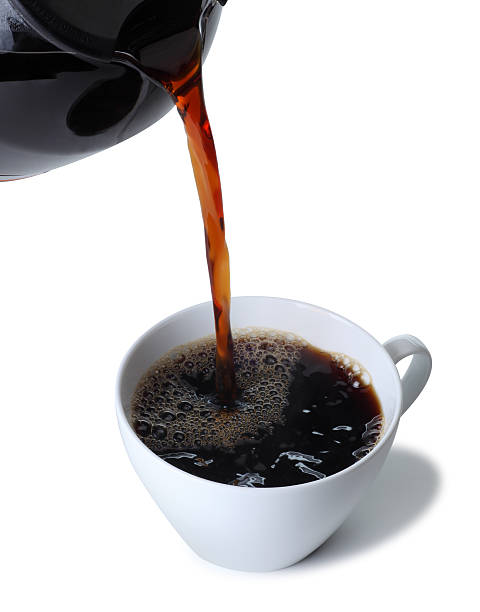 istock Pouring a Cup of Coffee on White 123501938