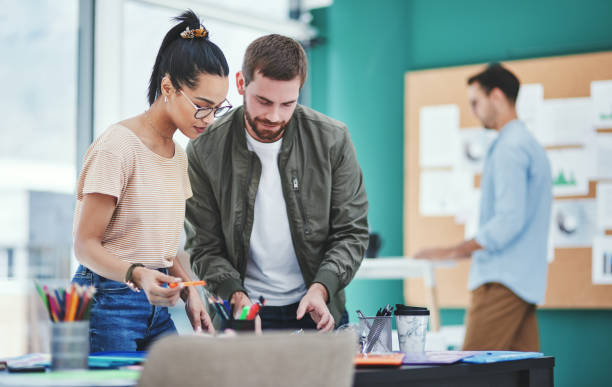 istock Building their brand together 1235023028