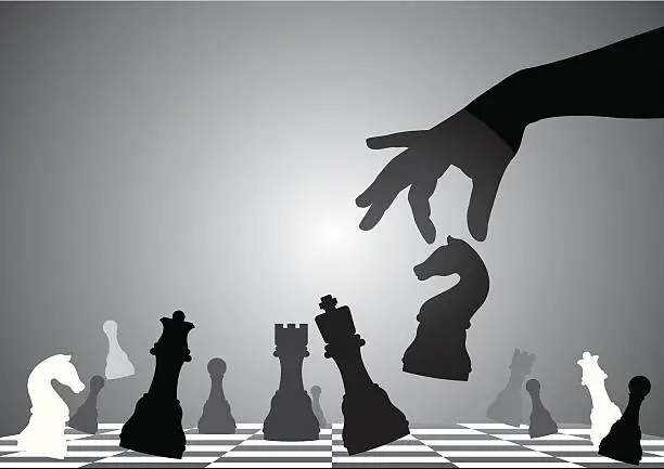 Vector illustration of Checkmate