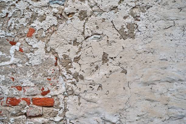 istock texture of the surface of the old cement brick wall 1235034373