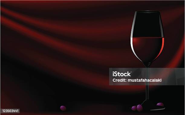 Vector Fundo Vermelho Vinho - Arte vetorial de stock e mais imagens de Uva Pinot Noir - Uva Pinot Noir, Bebida, Bebida Alcoólica