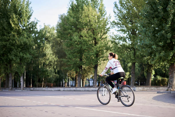 istock Ride on a bike in town 1235084878